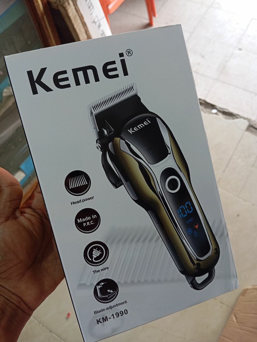 Tondeuse rechargeable KEMEI