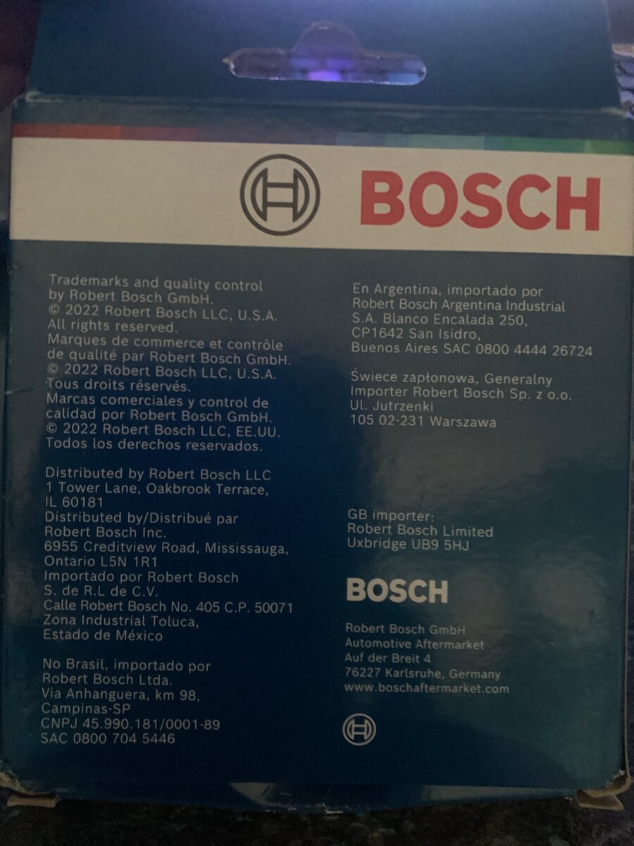 Bougies d'Allumage Bosch