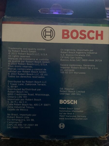 Bougies d'Allumage Bosch