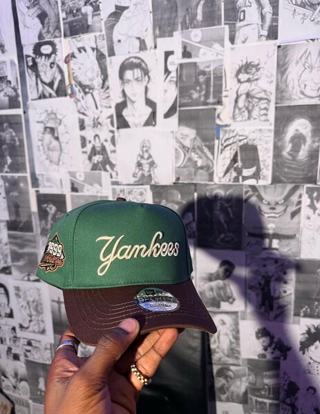 Casquette verte Yankees
