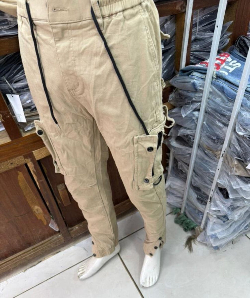Pantalons cargo multi-poches tendance