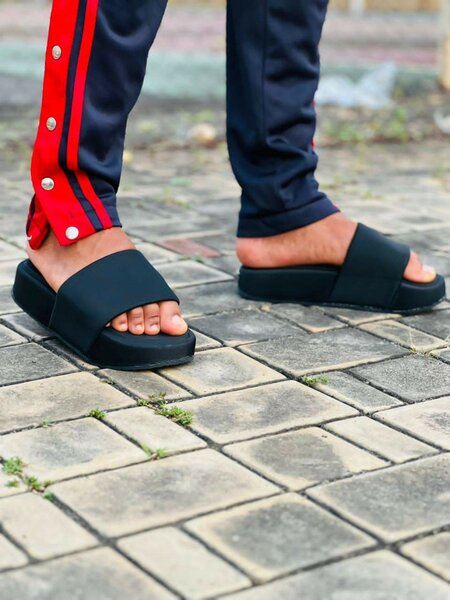 Sandales Homme Noires Confort