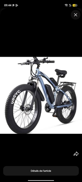 Vélo électrique tout-terrain robuste