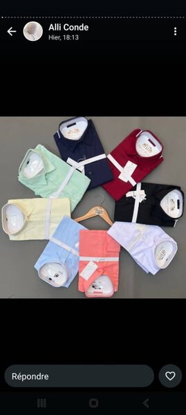 Chemise en Coton Colorée