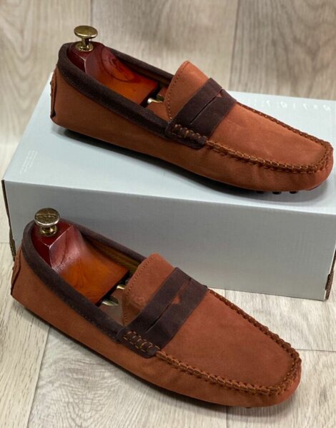 Mocassins en daim pour hommes