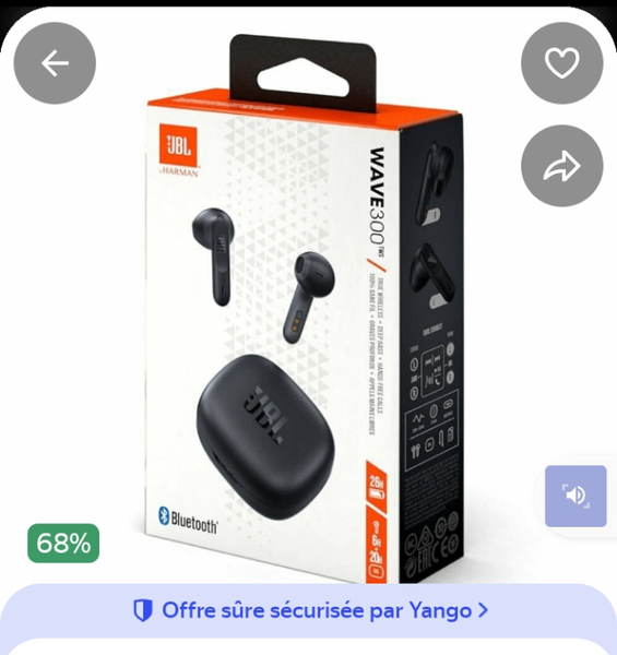 Écouteurs Bluetooth JBL Wave 300