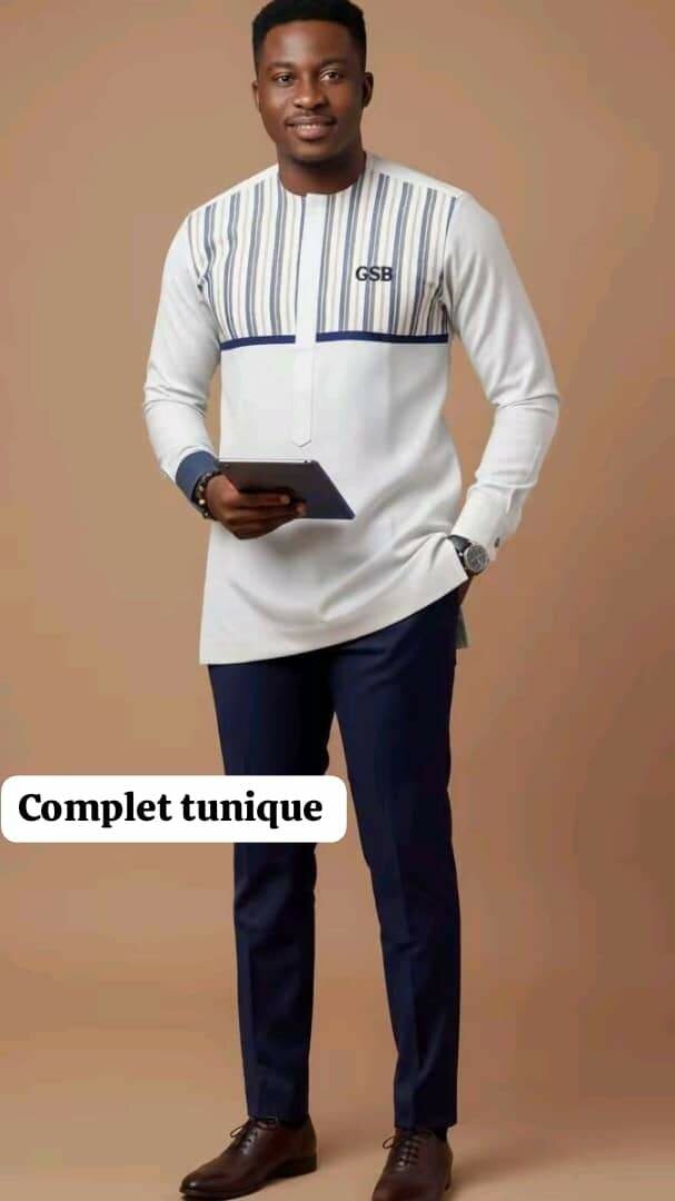 Tunique homme moderne élégante