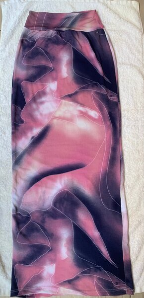 Jupe longue dégradée bohème