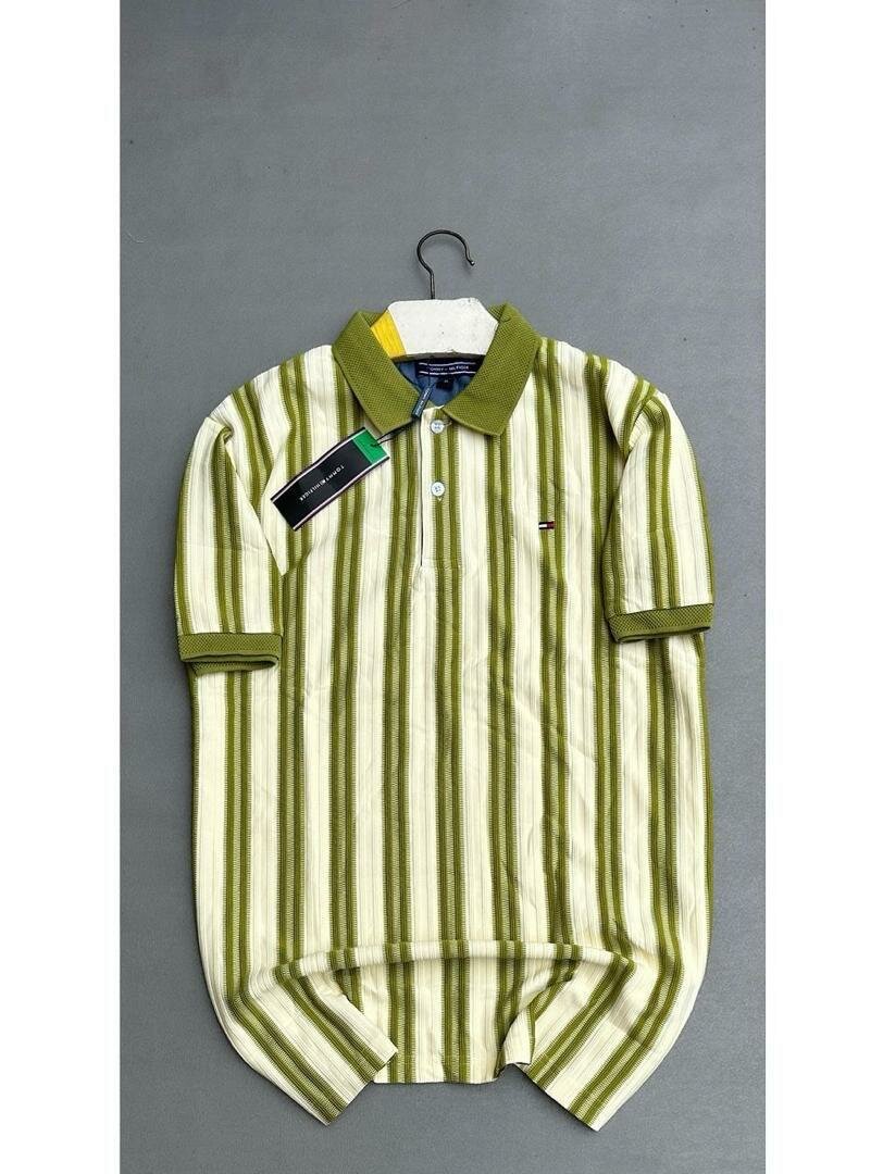 Chemise Polo Rayée Homme