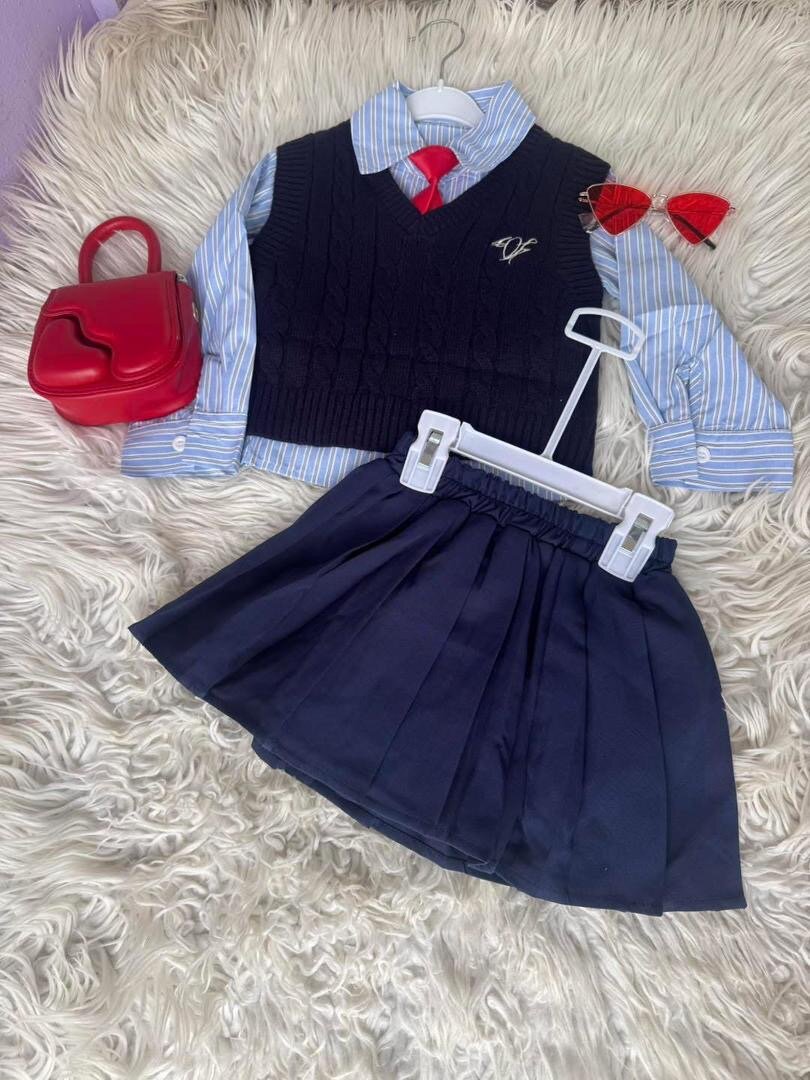 Ensemble fille chic scolaire