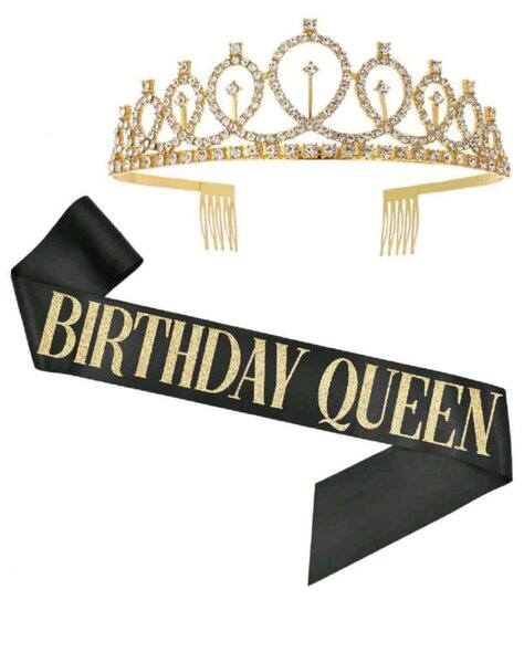 Couronne+écharpe d'anniversair