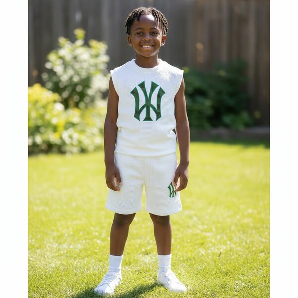 Ensemble Enfant Blanc et Vert