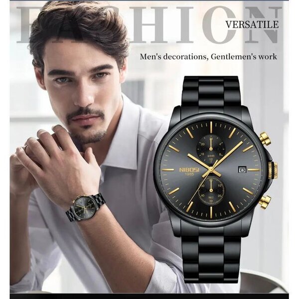 Montre Homme Élégante Noire