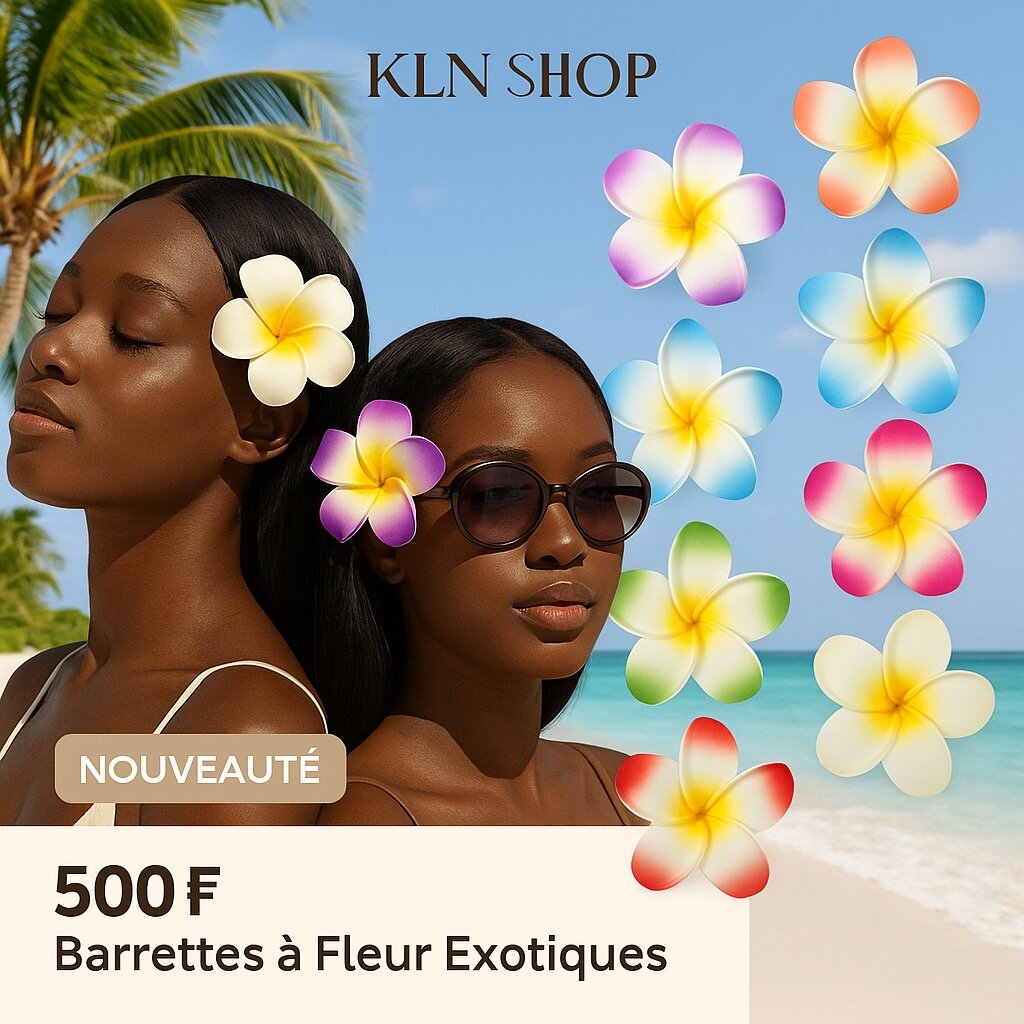 Barrettes Fleurs