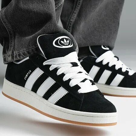 Adidas Campus noir blanc homme 40-45