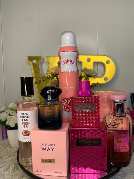 Ensemble de parfums élégants