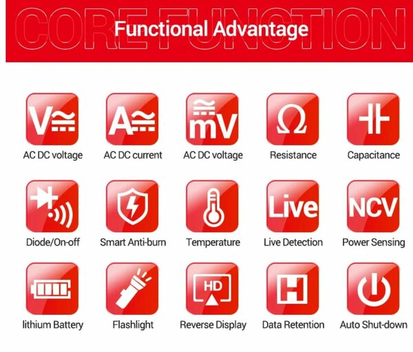 Multimètre Numérique Intelligent ANENG