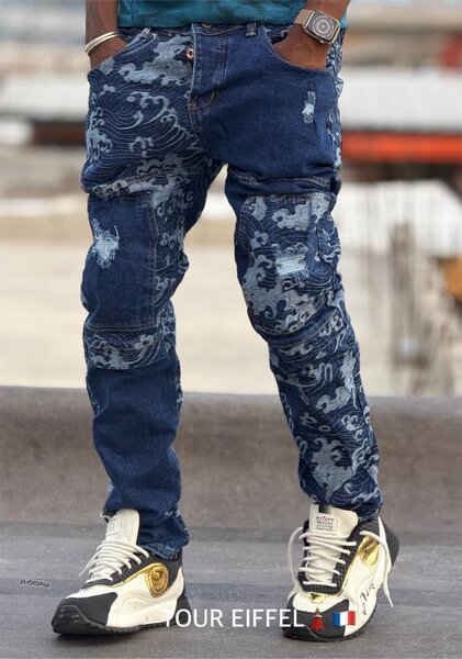 Jean homme style graffiti