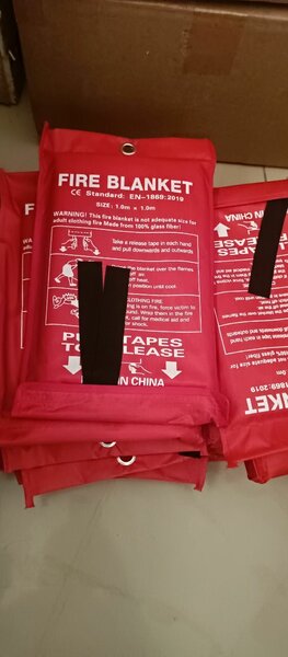 Couverture anti-incendie 1m x 1m