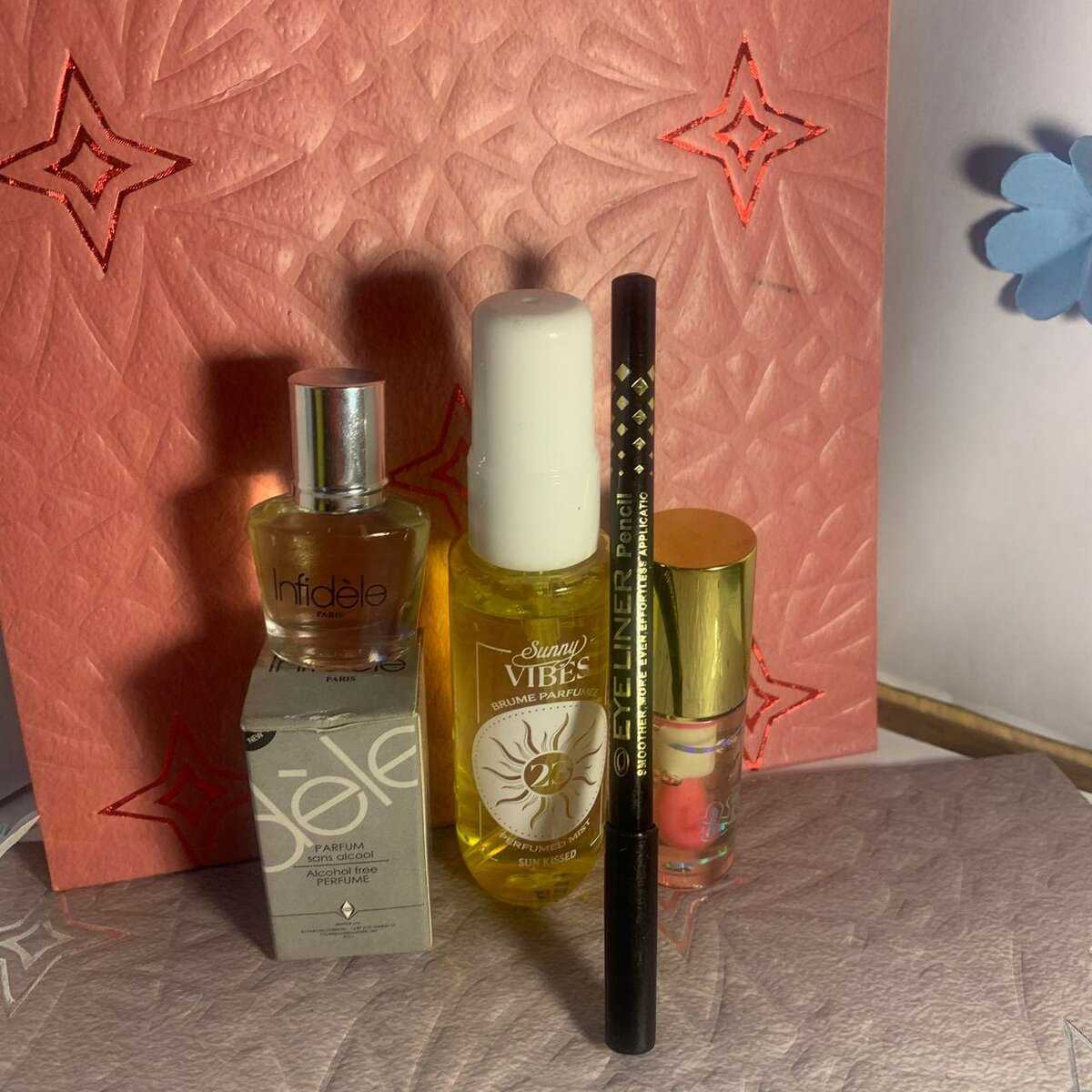Coffret parfum et maquillage