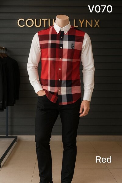 Chemise à carreaux élégante