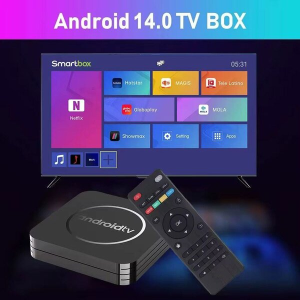 TV Box Android 14.0 MXG Pro 4K