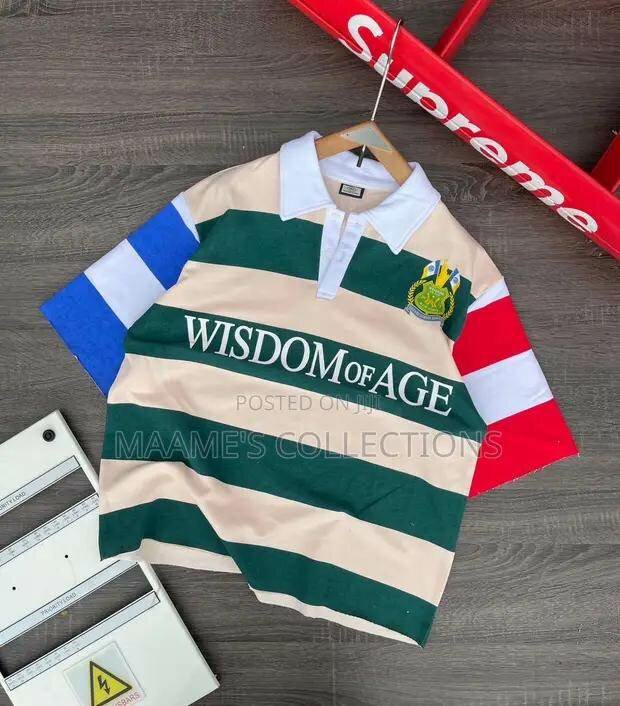 Polo à rayures colorées