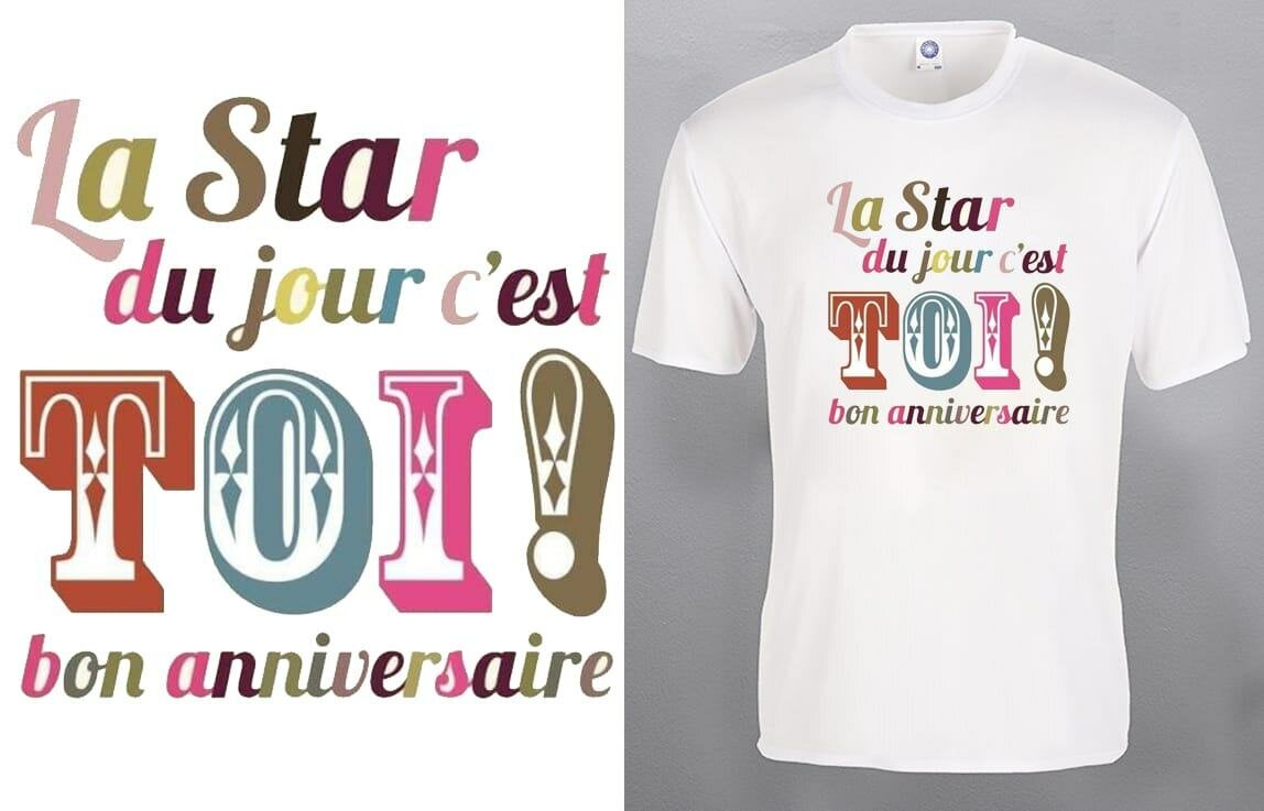 T-shirt Anniversaire 60 Ans
