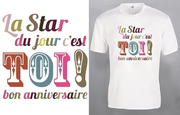 T-shirt Anniversaire 60 Ans