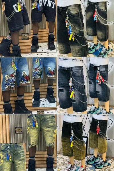Shorts en jeans décontractés pour hommes