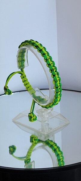 Bracelet paracorde vert