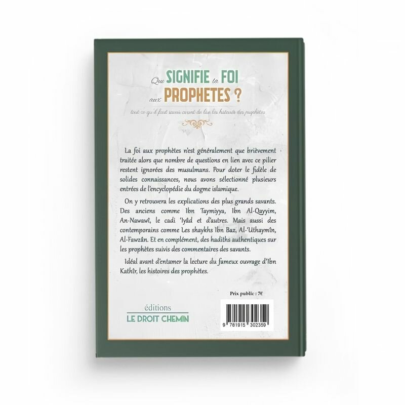 Livre: Foi aux Prophètes