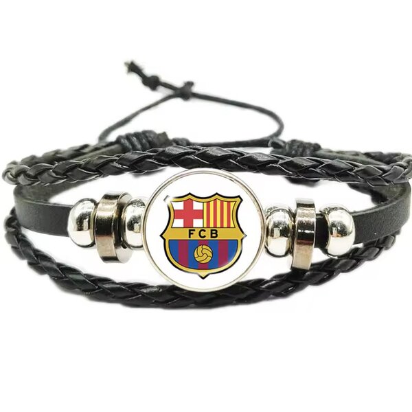 Bracelet Cuir Équipe de Foot