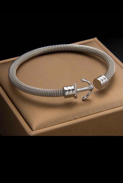 Bracelet ancre élégant métal