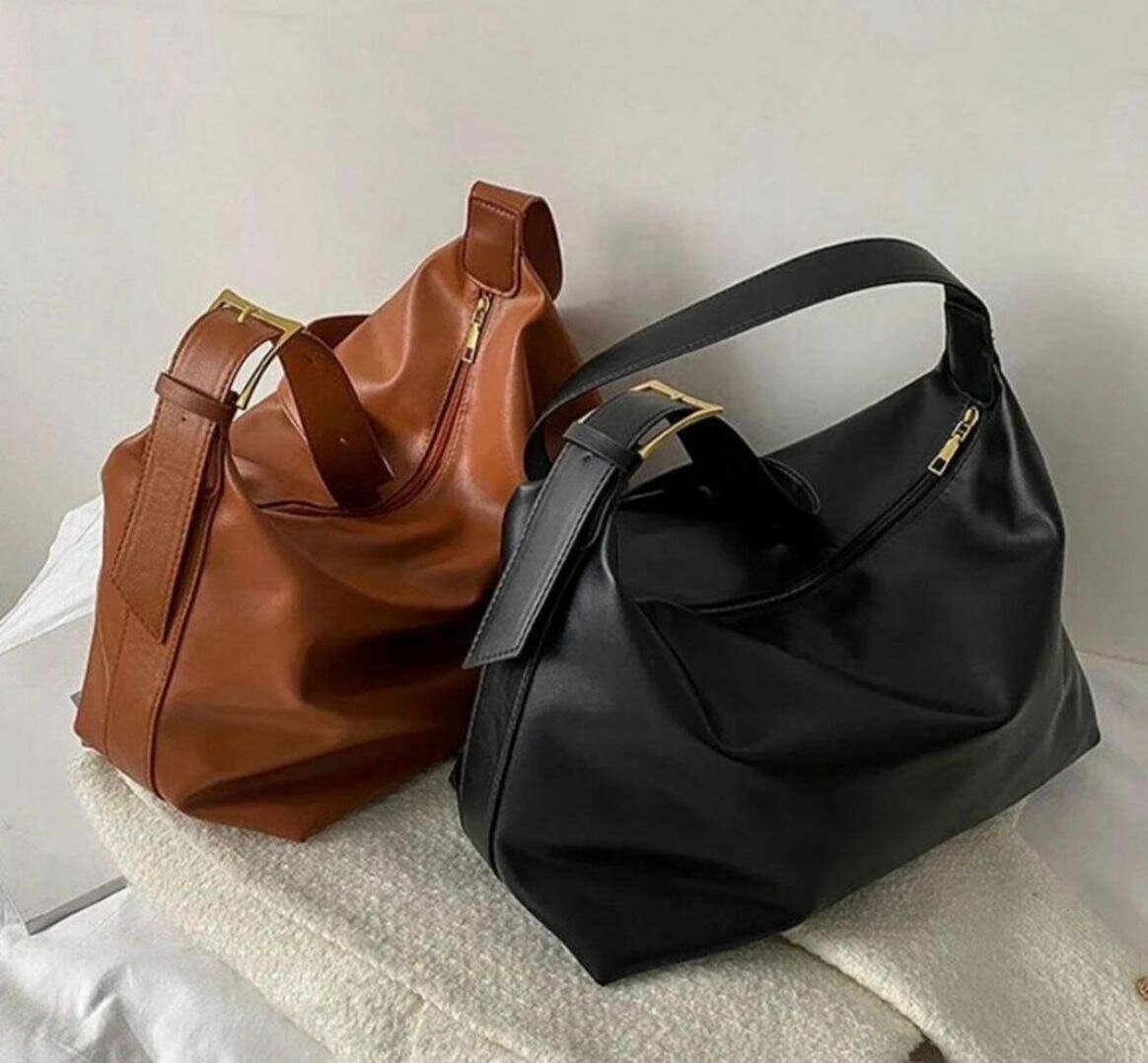 Sac à main en cuir unisexe