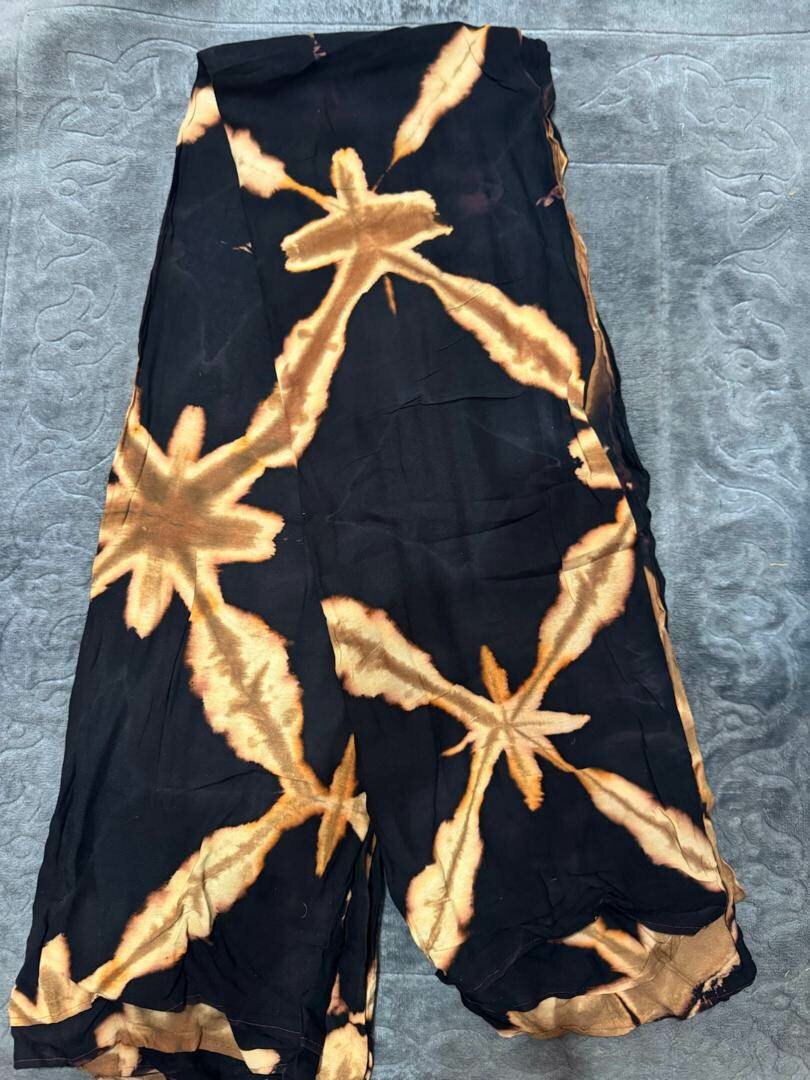 Pantalon large à motifs bohèmes