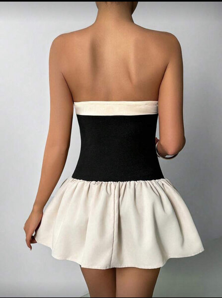 Robe courte bustier élégante