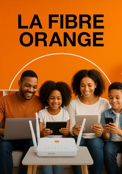 FIBRE OPTIQUE ORANGE