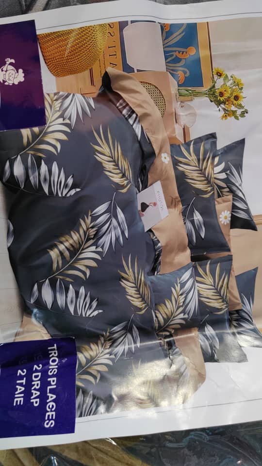 Ensemble de Literie Floral 3 Places