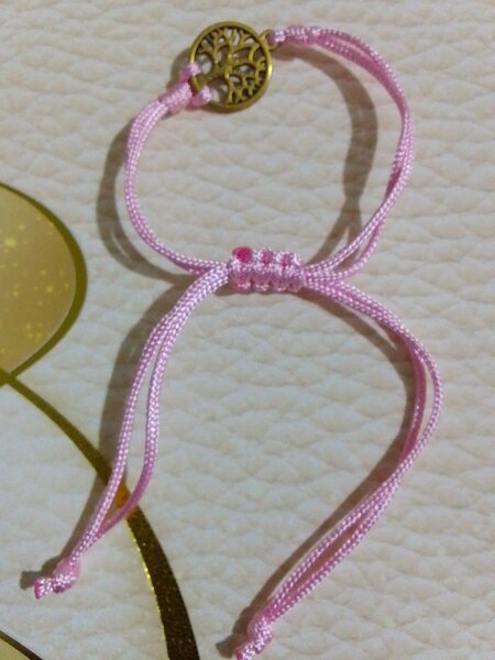 Bracelet Arbre de Vie rose