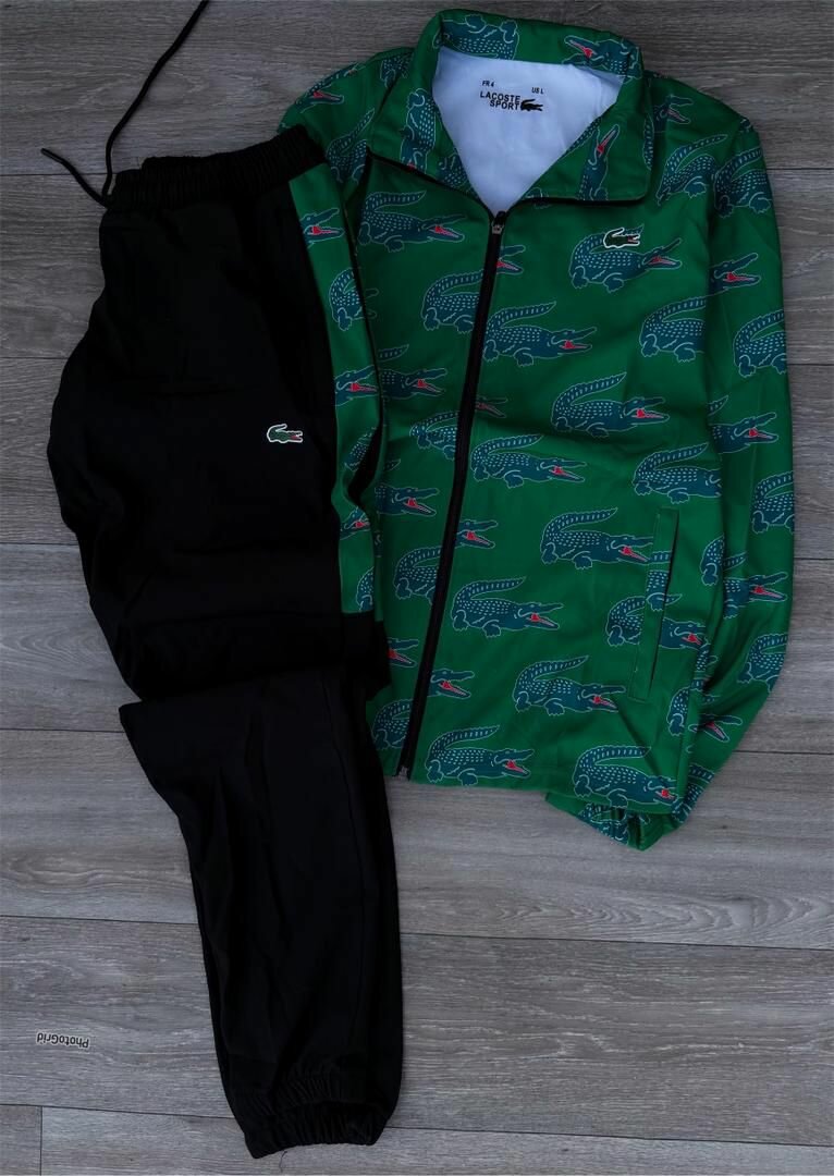 Survêtement Lacoste Vert