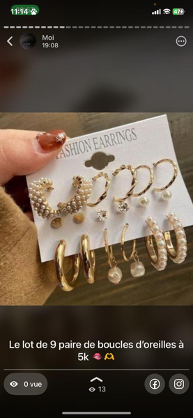 Boucle d´oreille de Qualité