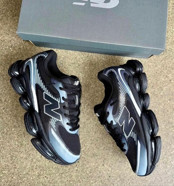 Baskets noires à coussin d'air