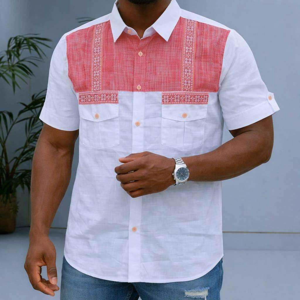 Chemise homme manche courte