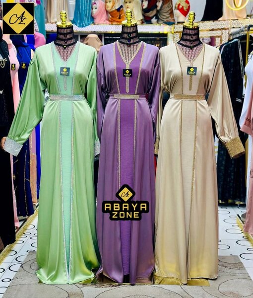 Abaya élégante brodée