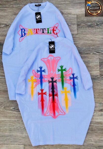 T-shirt Battle multicolore femme