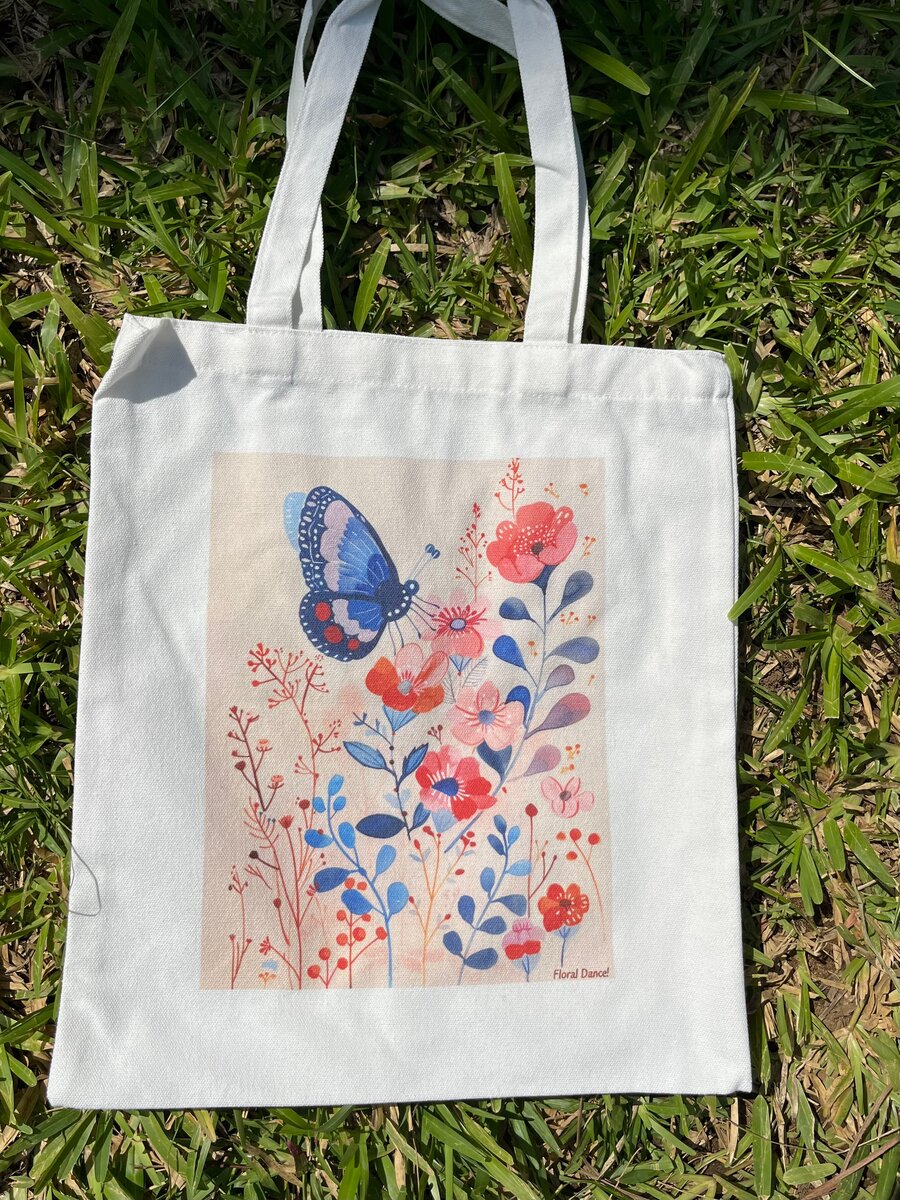 Tote Bags motif fleuris