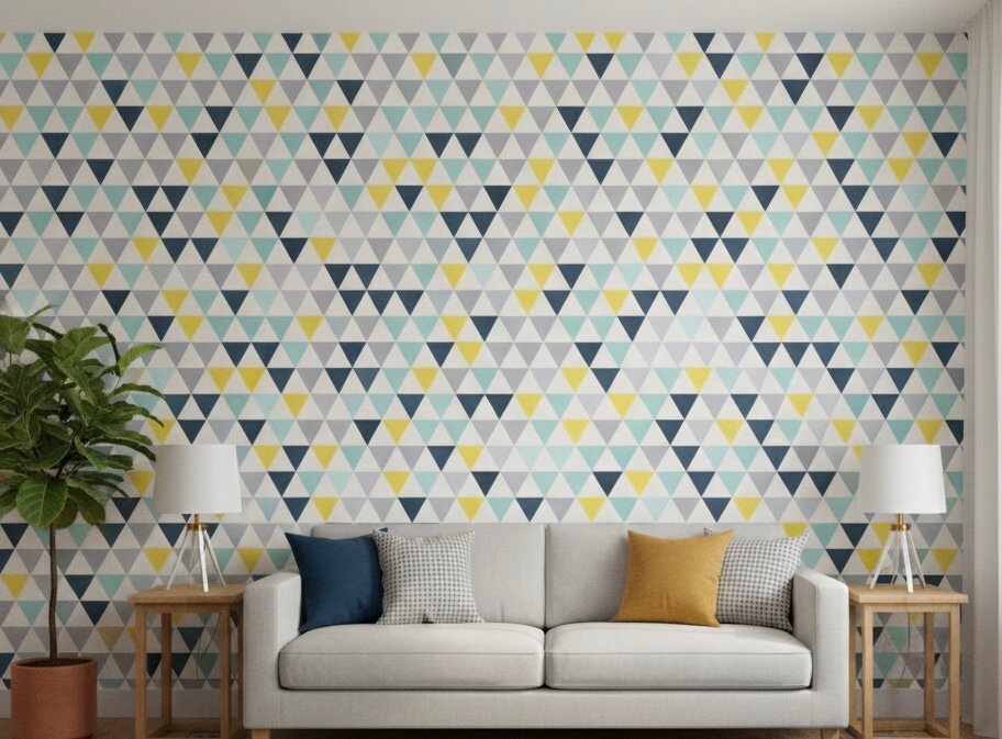 Papier Peint Géométrique Moderne