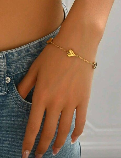 Bracelet en or minimaliste