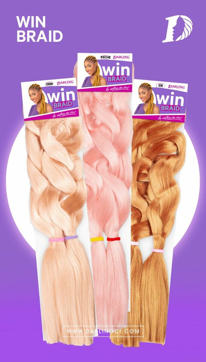 Extensions synthétiques colorées